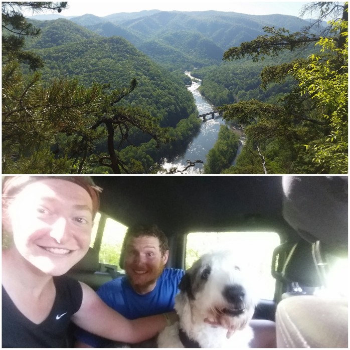 Nolichucky River from above. Thanks for the ride, guys!!